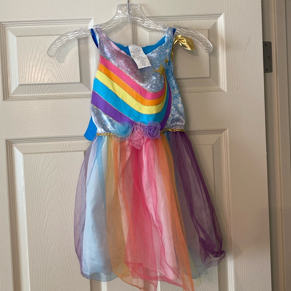 Rainbow fairy costume